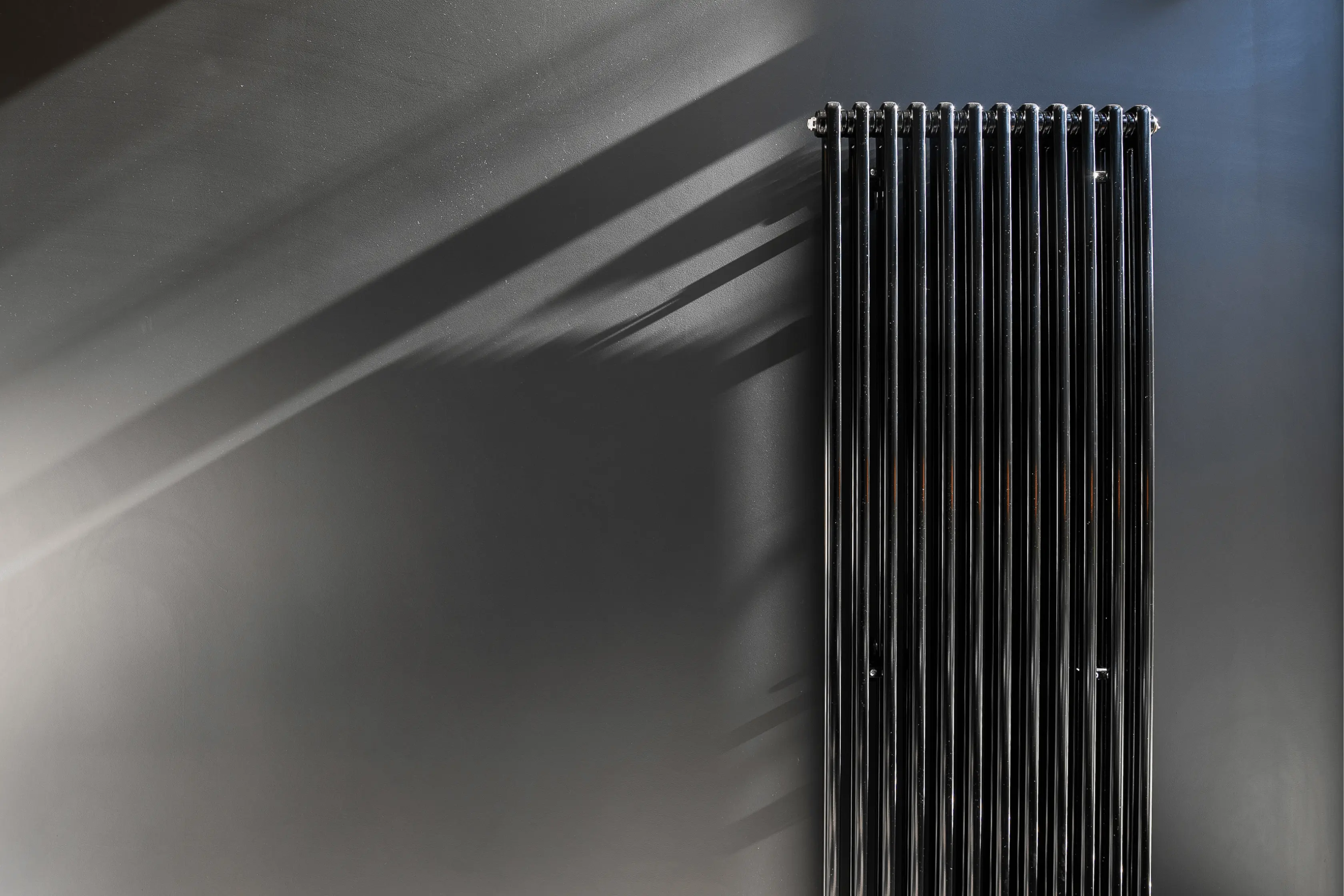 Traditional Styled Column Radiator In Matt Black